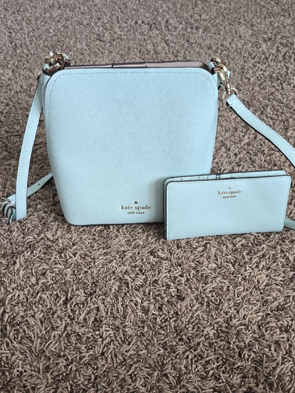 Kate Spade Darcy Bucket Bag With Matching Wallet